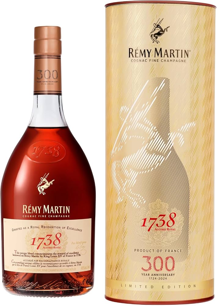 REMY MARTIN 1738 Accord  2本セット Remy Martin 1738 Accord Royal 2023 EOY Edition, Cognac Fine
